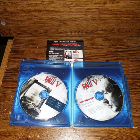 Saw V 2-Disc Director's Cut (Blu-ray Disc, 2009, Canadian) - Picture 2 of 3